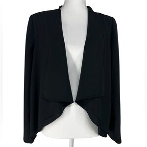 CATHERINE MALANDRINO / Black Layered Drape Blazer / XL